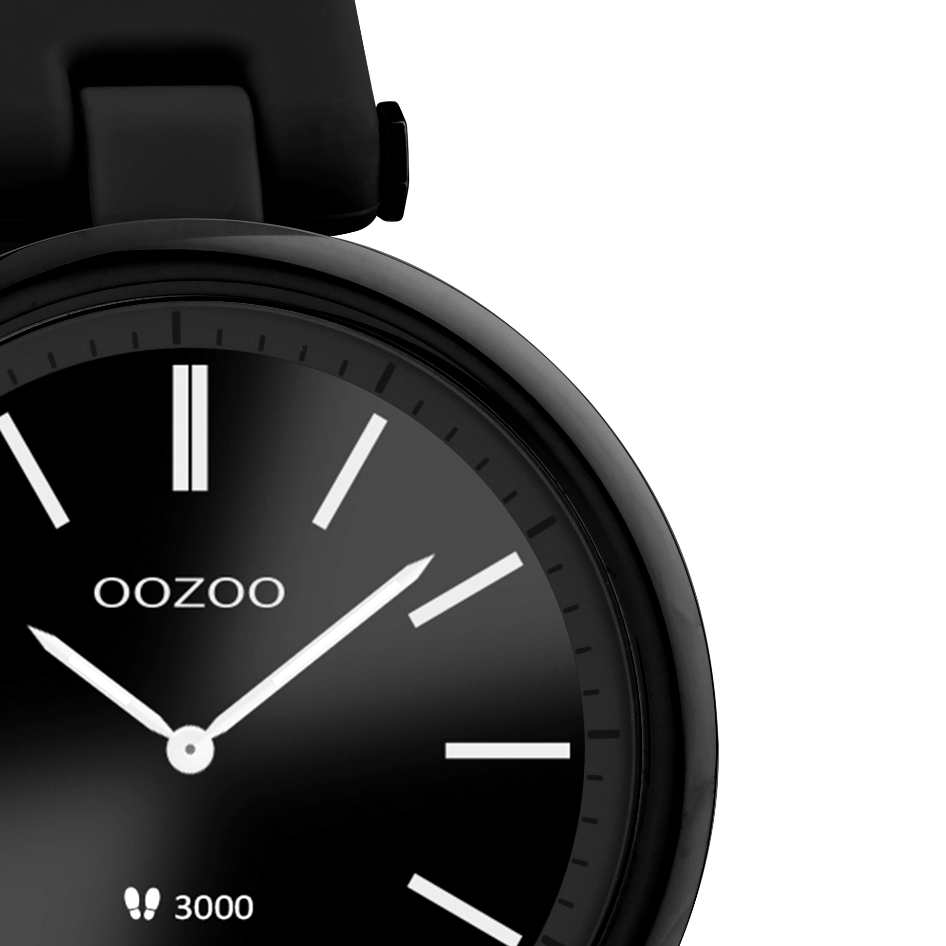Oozoo black discount watch
